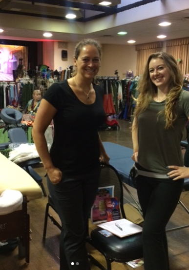 chair massage therapist